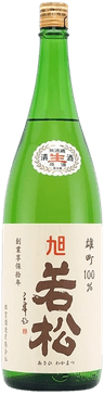Asahi Wakamatsu Junmai Nama Genshu Omachi White Label