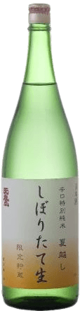 Karakuchi Tokubetsu Junmai Tentaka Natsu Goshi Shiboritate Namazake Karakuchi Tokubetsu Junmai Tentaka Natsu Goshi Shiboritate Namazake
